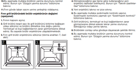 Ev için doğalgaz ile çalışan fırın var mı?