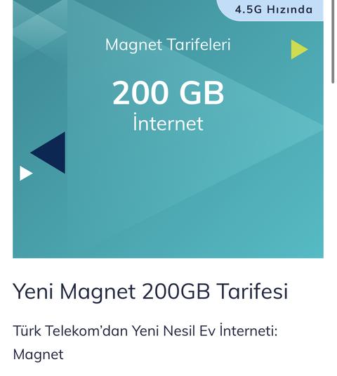 Türk Telekom dan Yeni Magnet Tarifeler! (Taahhüt yok) Sınırsız İnternet 389₺