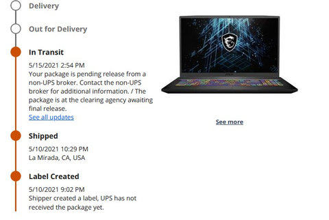 Newegg 13k TL MSI GL75 dizüstü vergi durumu ve alternatif cihaz önerisi