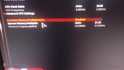 xmp açınca ddr4 ram frekans hızım düştü nasıl eski haline gelir ?