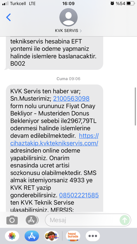 HEPSİBURADA VE KVK SERVİS AİRPODS REZİLLİĞİ