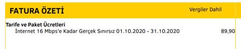 İnternet Sitesinde 79,90₺ Fatura 89,90₺