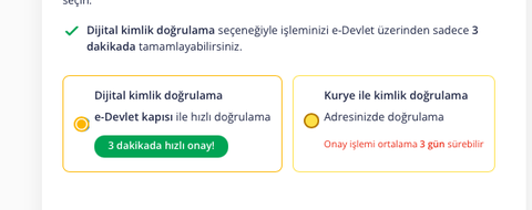 TurKNet İnternet  E-devlet ile Abonelik Onayı ve Dijital Kimlik Doğrulama