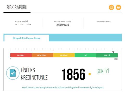 Yanıyor! Findeks 100. Yıl kampanyası ÜCRETSİZ kredi puanı (SADECE 27.10.23 9-22 ARASI)