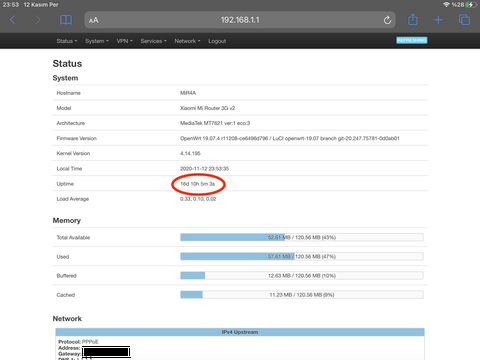 Xiaomi Mi WiFi 3G Router OpenWrt Kurulumu, SAMBA Paylaşımı (NAS Kurulumu), Torrent Client Kurulumu