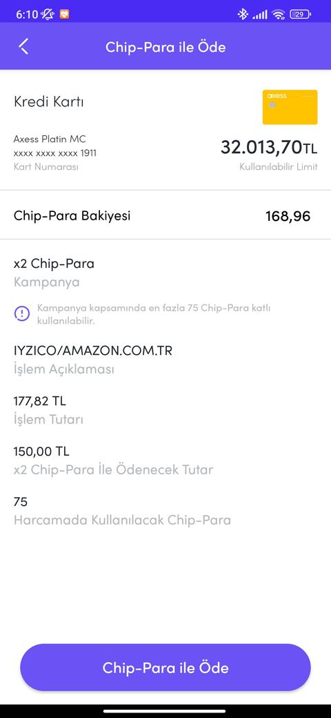 Katlanan chip para son gün (30 Eylül) tekrar geldi 30 Kasım