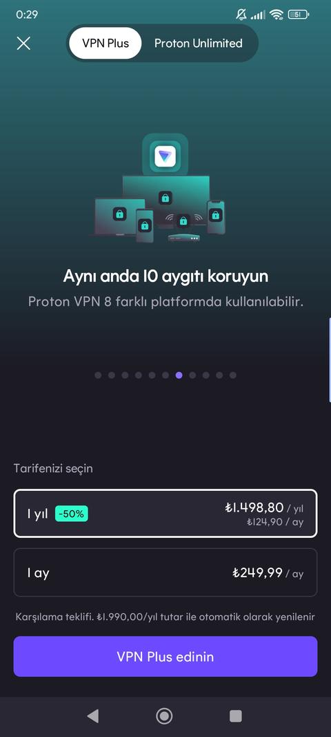 Protonvpn ya da Mullvad Vpn Ortak Hesap Arıyorum/Oluşturuyorum