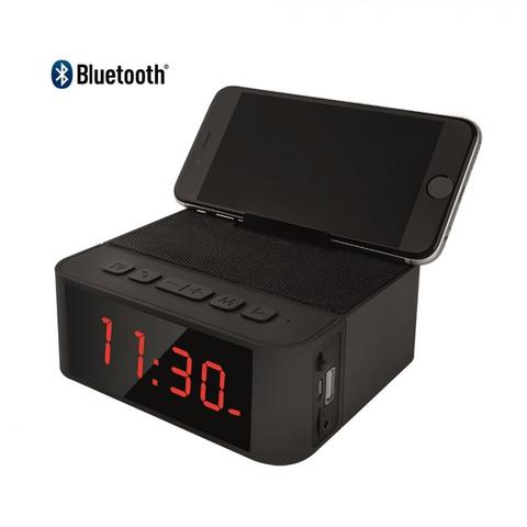 Home Time 50 - Taşınabilir Bluetooth Hoparlör Ve Dijital Saat - Yeni Seri! ( Telefon Standı Dizaynı,