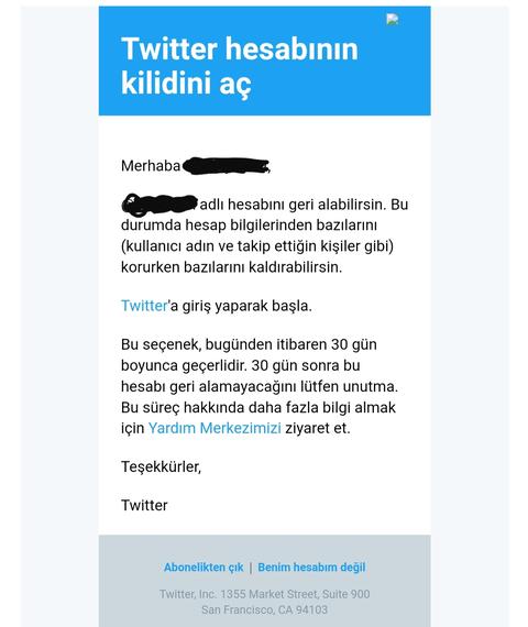 Twitter Yardım Hesabım 13 Yaştan Dolayı Kilitlendi