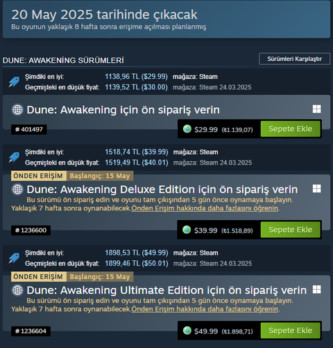 Dune Awakening {PC ANA KONU} {Türkçe} {Çıktı/2025}