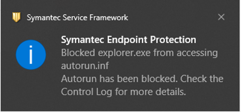 Flash bellek - Blocked explorer.exe from accessing autron.inf