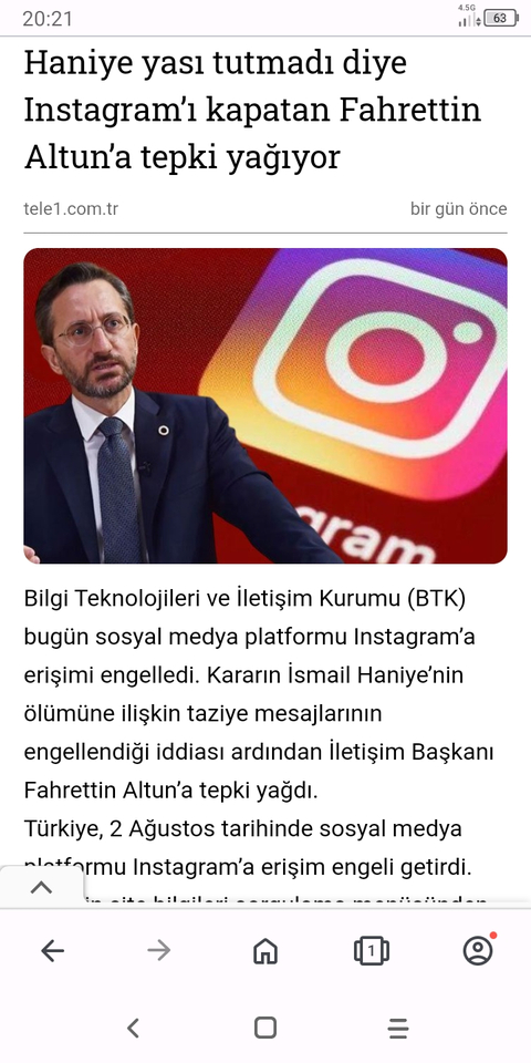 bir siz varsınız bir de onlar.