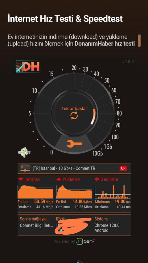 DH Hız Testi Ekran Görüntünü Paylaş: Wi-Fi Menzil Genişletici Kazan!