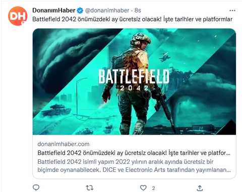 Battlefield 2042 önümüzdeki ay ücretsiz olacak! İşte spesifik tarihler ve platformlar