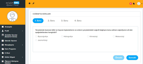 Özel Okul ve kurslar için dersonet tarzı website yaptım!