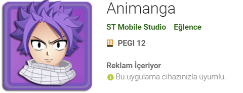 ANİMANGA : Anime izleme ve Manga Okuma Uygulaması - Google Play