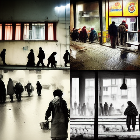 Yapay zekanın "Türkiye'de asgari ücretle yaşam" hakkında çizdikleri