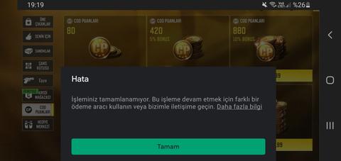 Call of duty mobileda coin alamıyorum