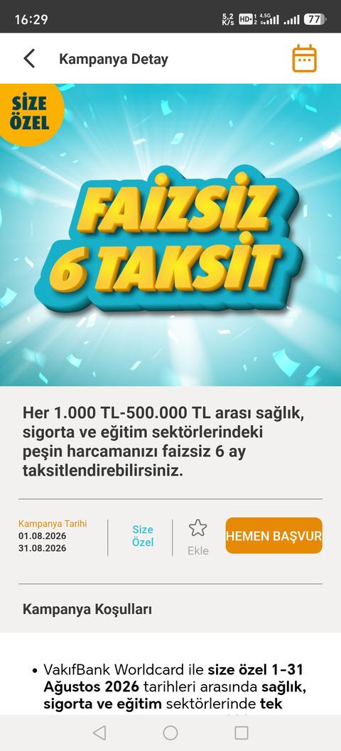 Kuveyt Türk Sağlam Kart Fırsatları