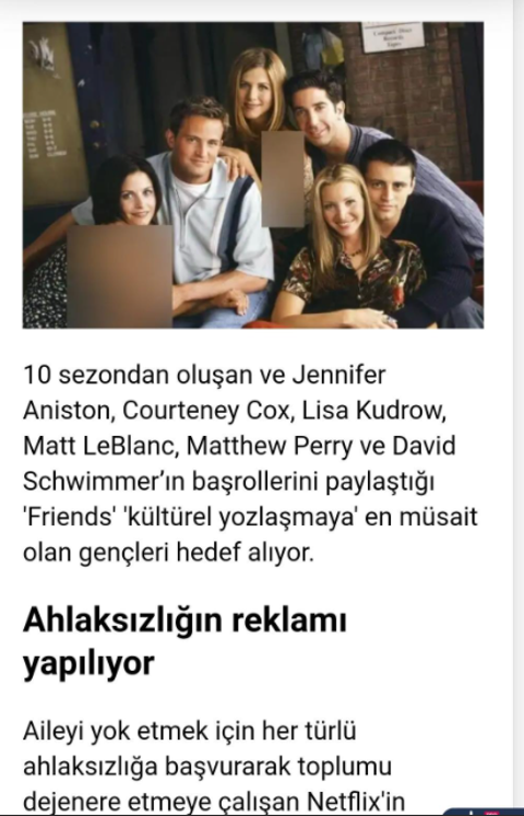 Popüler komedi dizisi Friends, 1 Nisan'da Netflix Türkiye'ye geliyor