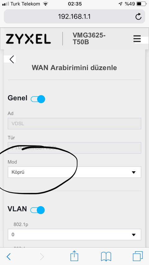 Zyxel TB50 Wifi kopma sorunu?