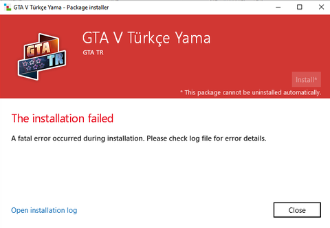 Gta 5 Türkçe Yama Kurulum Hatası