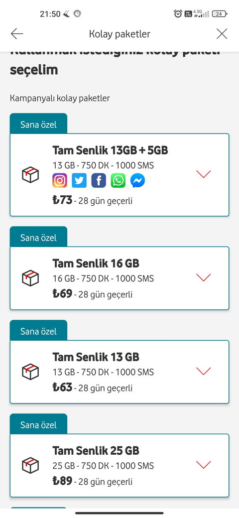 VODAFONE FATURASIZ GİZLİ TARİFE VE PAKETLER 2019 [SÜREKLİ GÜNCELLENECEKTİR]