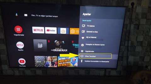 Bilinmeyen kaynaklardan yükleme izni (Android TV)