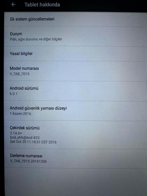 Vestel V Tab 7015'e uygun ROM için yardım.