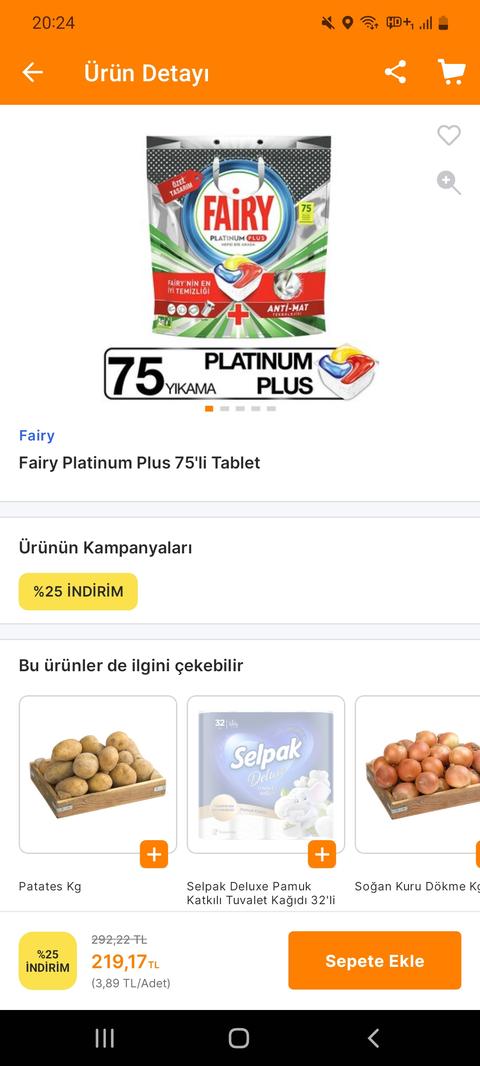 Migros Finish Quantum Max 58 Kapsül Bulaşık Makinesi Deterjanı 151 tl bölgesinde olan için iyi fırsa