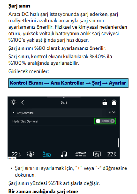 NMC Bataryalarda AC ile %100 Şarj