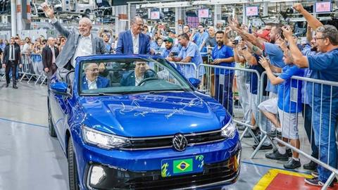 Volkswagen, dört kapılı bir Cabrio ( Üstü Açık ) hazırladı! Güney Amerika için.