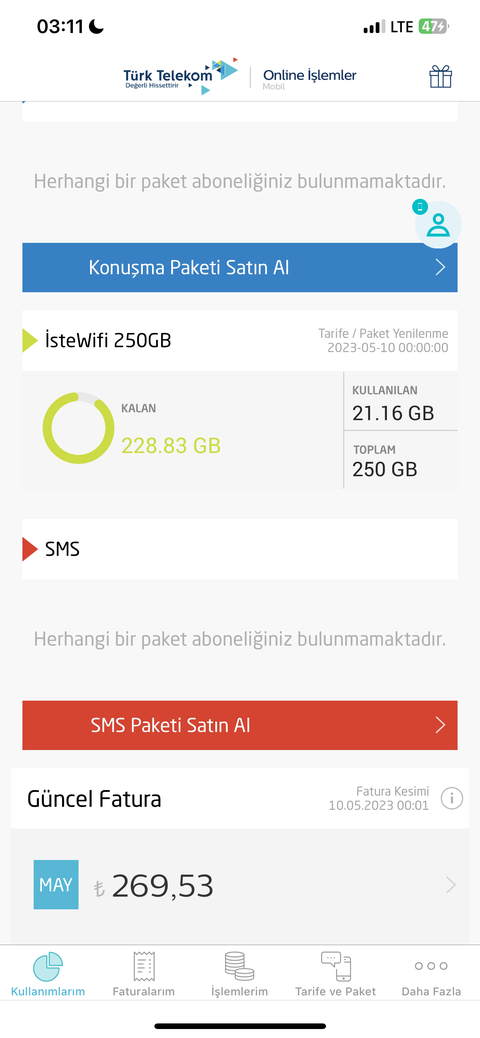 Türk Telekom İş’te Mobil Wifi Tarifeleri (Kurumsal Türk Telekom Data Hatlarına Özel)