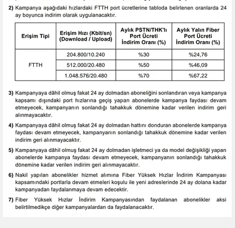 Türknet, TT altyapısına +200 paketleri istiyoruz.