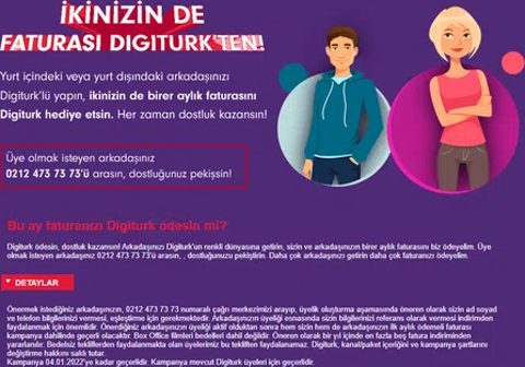 Digitürk Dostlar Kampanyası Kodu