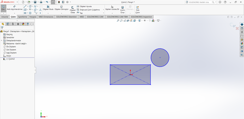 Arka plan renk sorunu Solidworks 2020