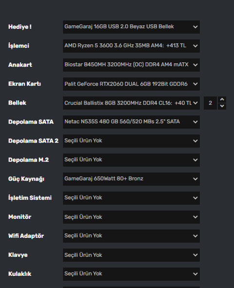 AMD vs Intel 7500 TL sistem