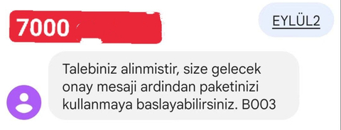 2022 hediye Vodafone faturasiz tarifeye ek 2gb 3ay boyunca hediye