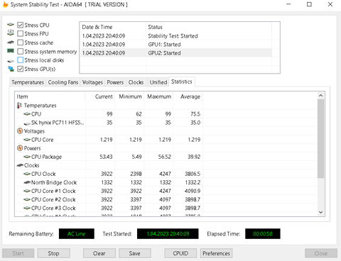 amd 5600 AİDA 64 sonuçları