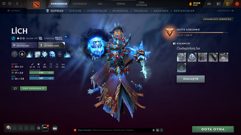 Dota 2 Dolu Account Satılık. 4 Arcana 2 Persona ve Ekstra Item'lar