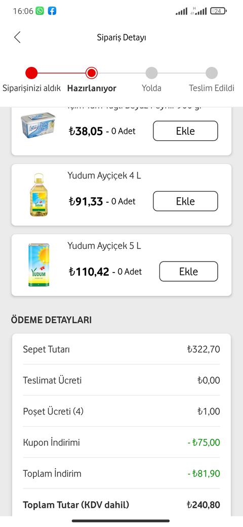 Vodafone Yanımda İste Gelsin 300/75 Kod