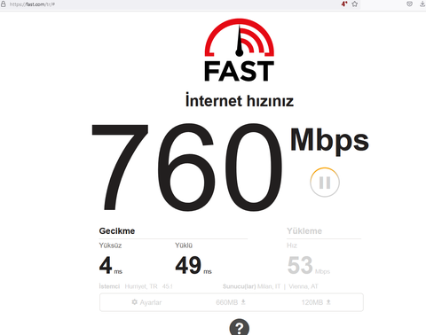 NetBone Telekom 100 mbit 209 TL