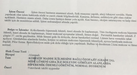 Vitamin ilacım yerine asit içtim tıpçılar bakabilir mi?