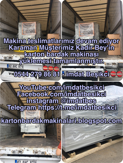 Karton bardak üretme işi yapmak isteyenler buraya