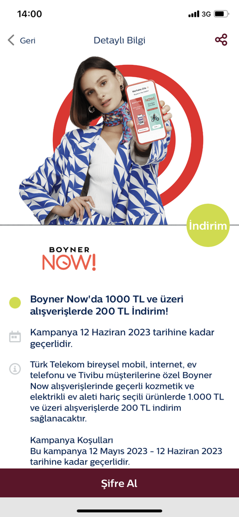 Boyner Now 1000/200 TTKOM