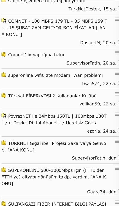 Online net |100 MBPS 135 TL