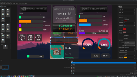 GSKILL WIGIDASH PANELİ ARTIK LINUX DE veya farklı bir Hardware monitör kullanıyorsanız içeri gelin☺️