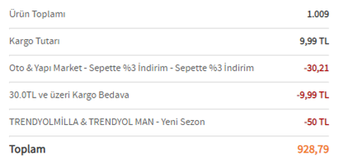 Trendyolmilla 150 /50 tl kuponu her üründe geçerli !