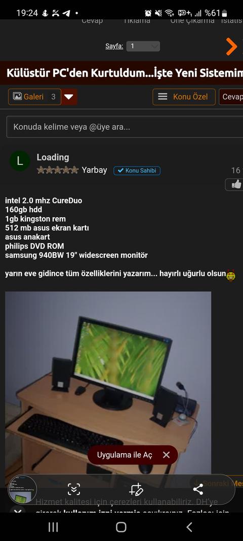 Külüstür pc den kurtulan adamın yeni aldığı pc