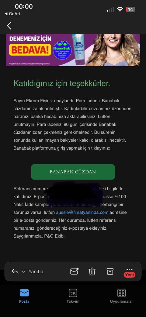 BanaBak Nakit İade Kampanyaları